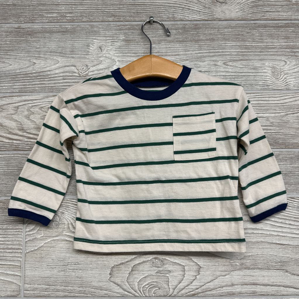 LS Shirt Chest Pocket Stripes 12M