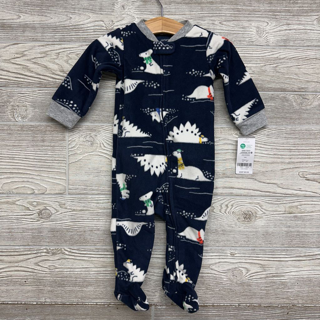 NEW Blanket Sleeper Dinosaurs Snow Balls 9M