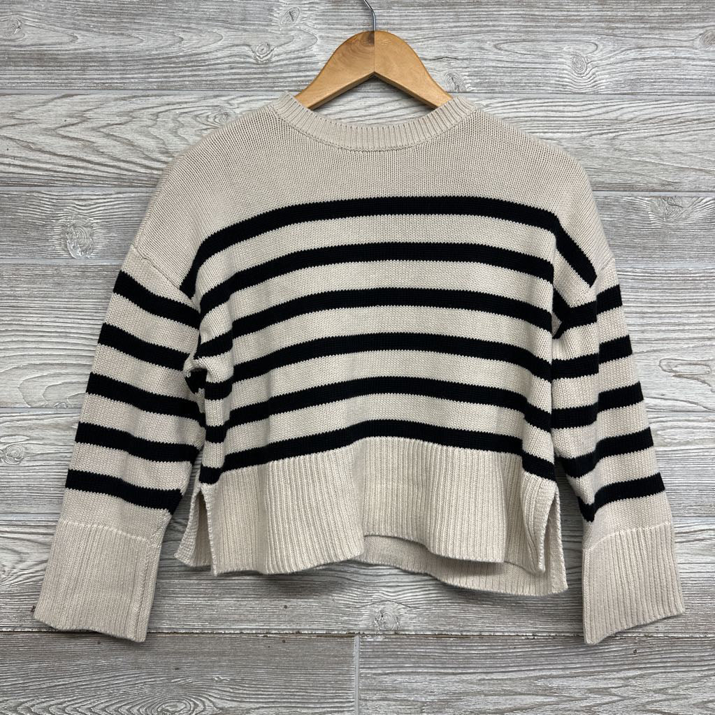 Boxy Cropped Sweater Stripes 10