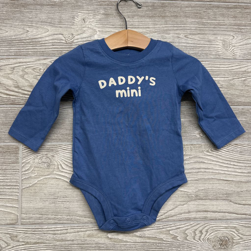 NEW LS Bodysuit Daddy's Mini 6M