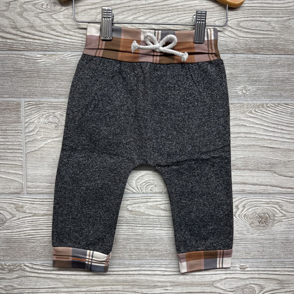 NEW Hooded Shirt Plaid Pocket & Pants 18M