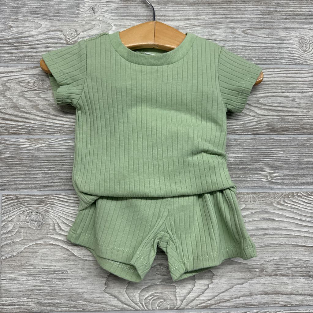 Rib Bodysuit & Shorts 6M