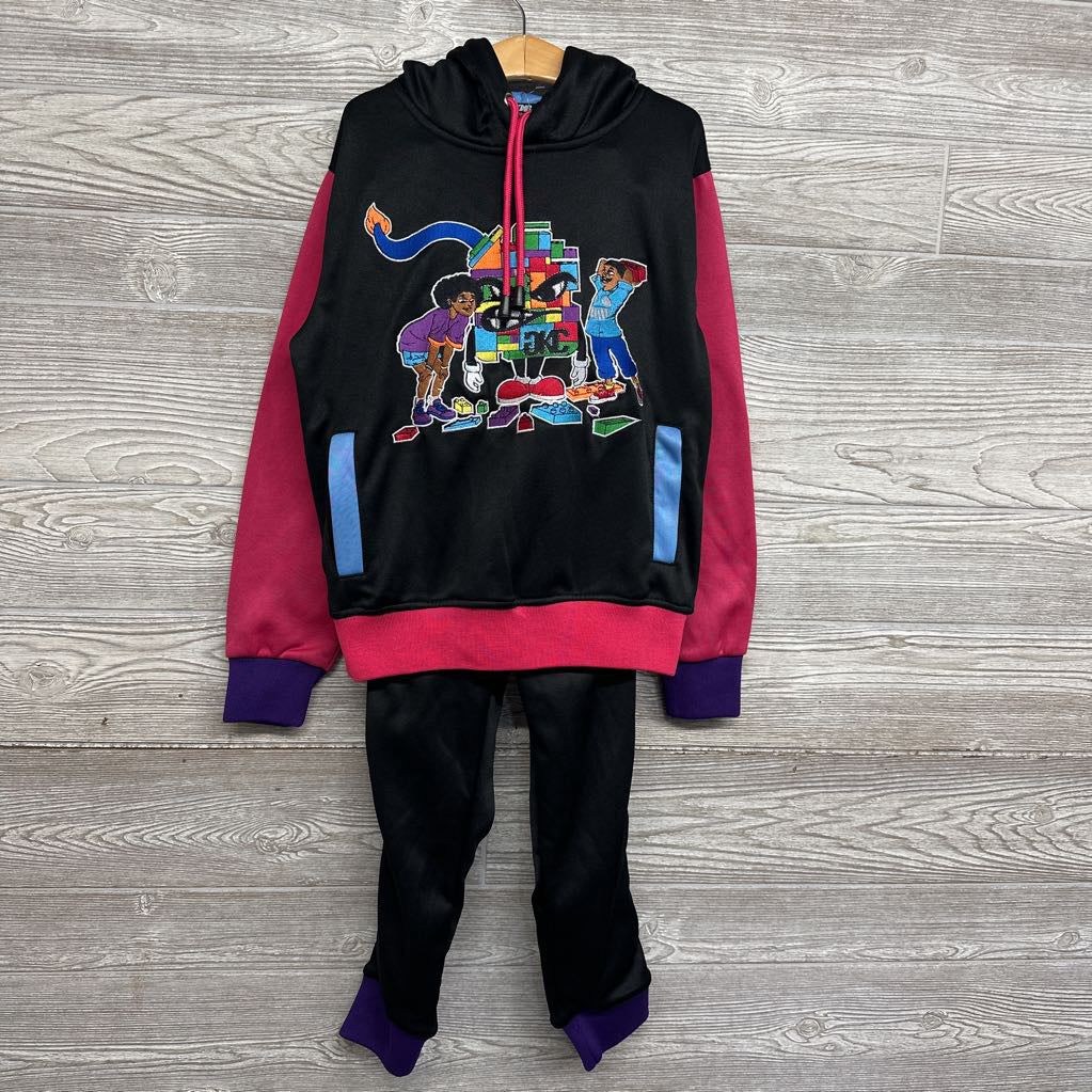 Hooded Sweatshirt & Jogger Sweatpants Printed 7