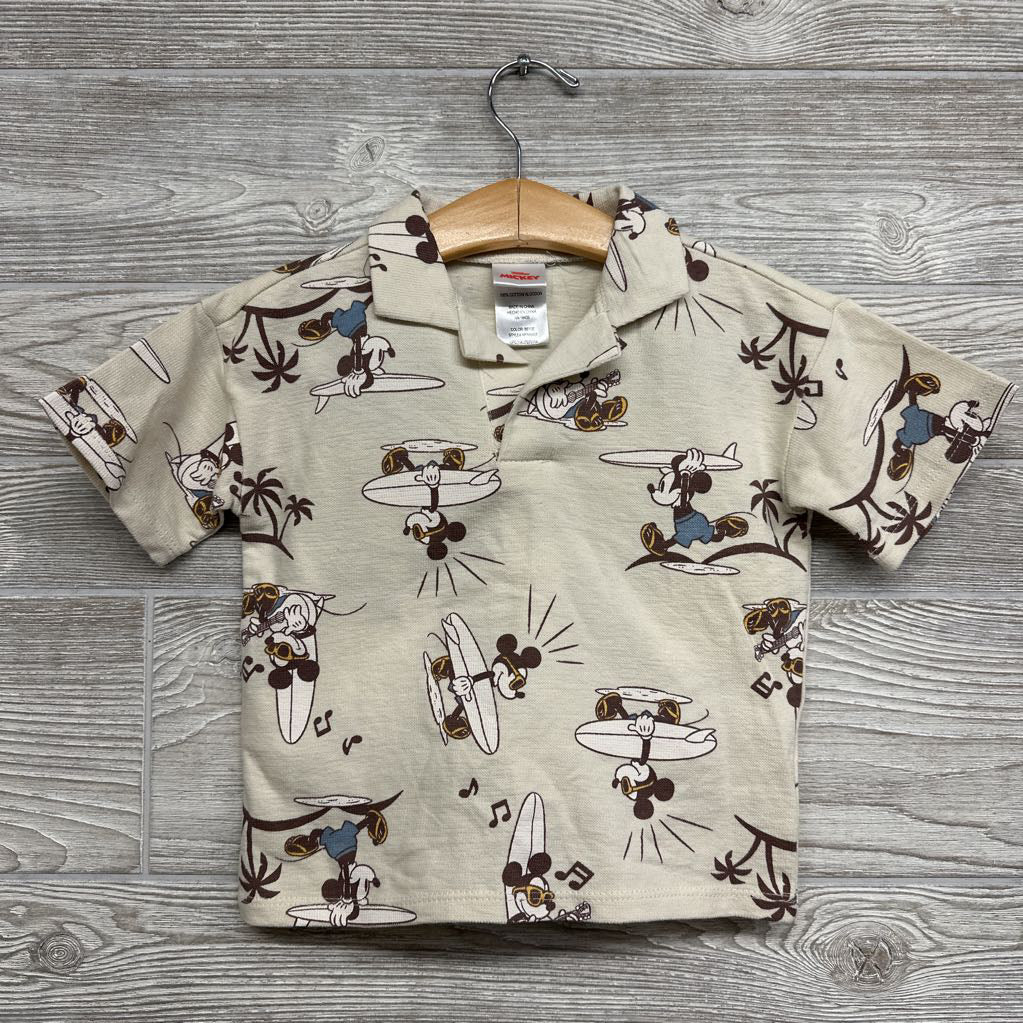 Polo Shirt & Shorts Mickey Mouse Surfing 18M