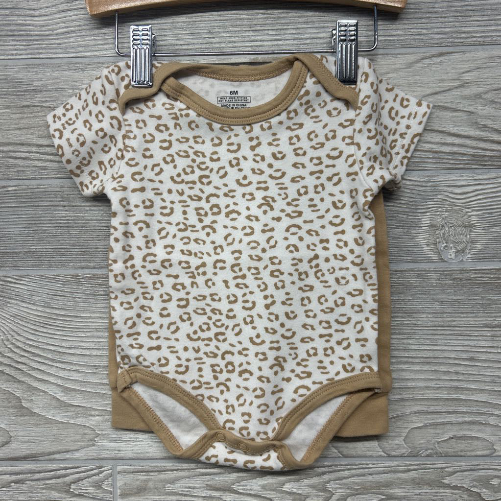 Bodysuit & Pants Animal Print 6M