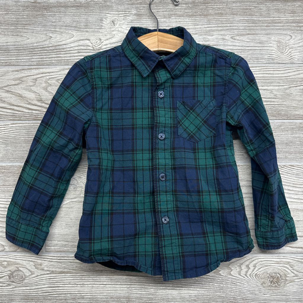 Plaid Button Up Shirt 3t