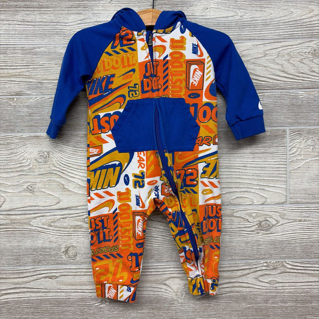 LS Coverall W/ Hood Swooshes Shoe Boxes 12M