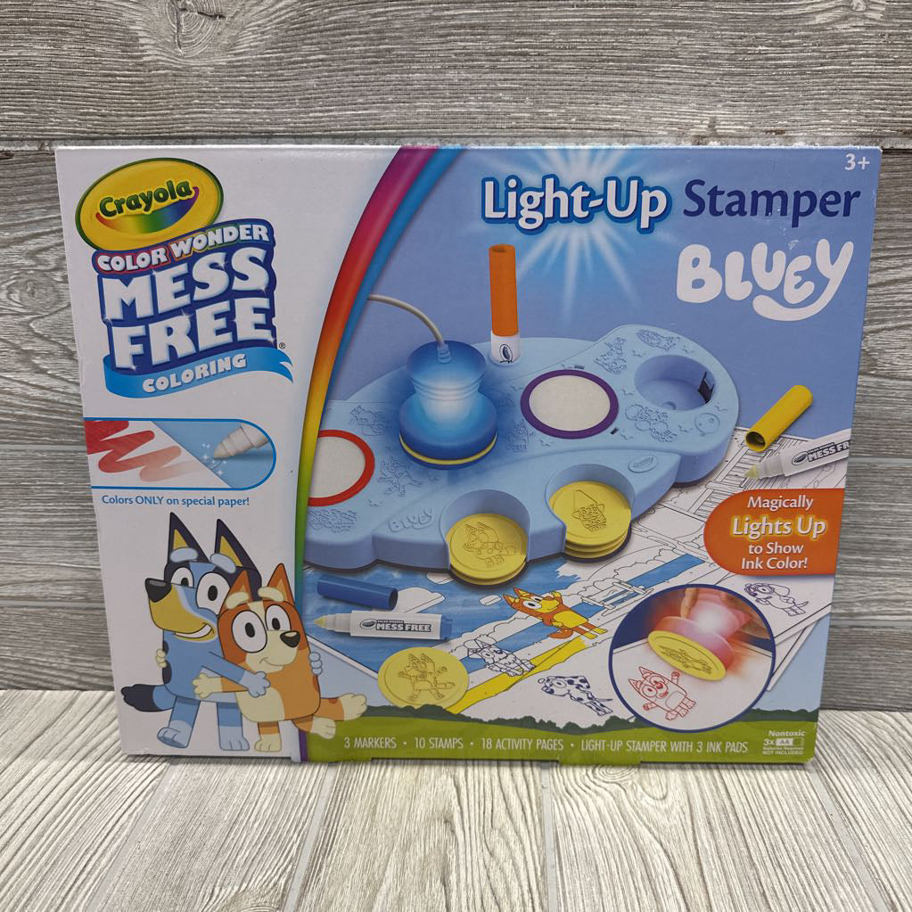 NEW Light Up Stamper Bluey