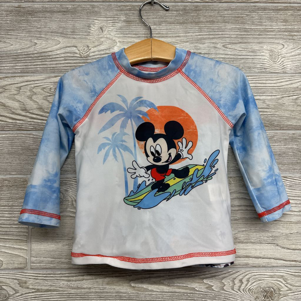 Swim Shirt Mickey Mouse & Trunks 18M