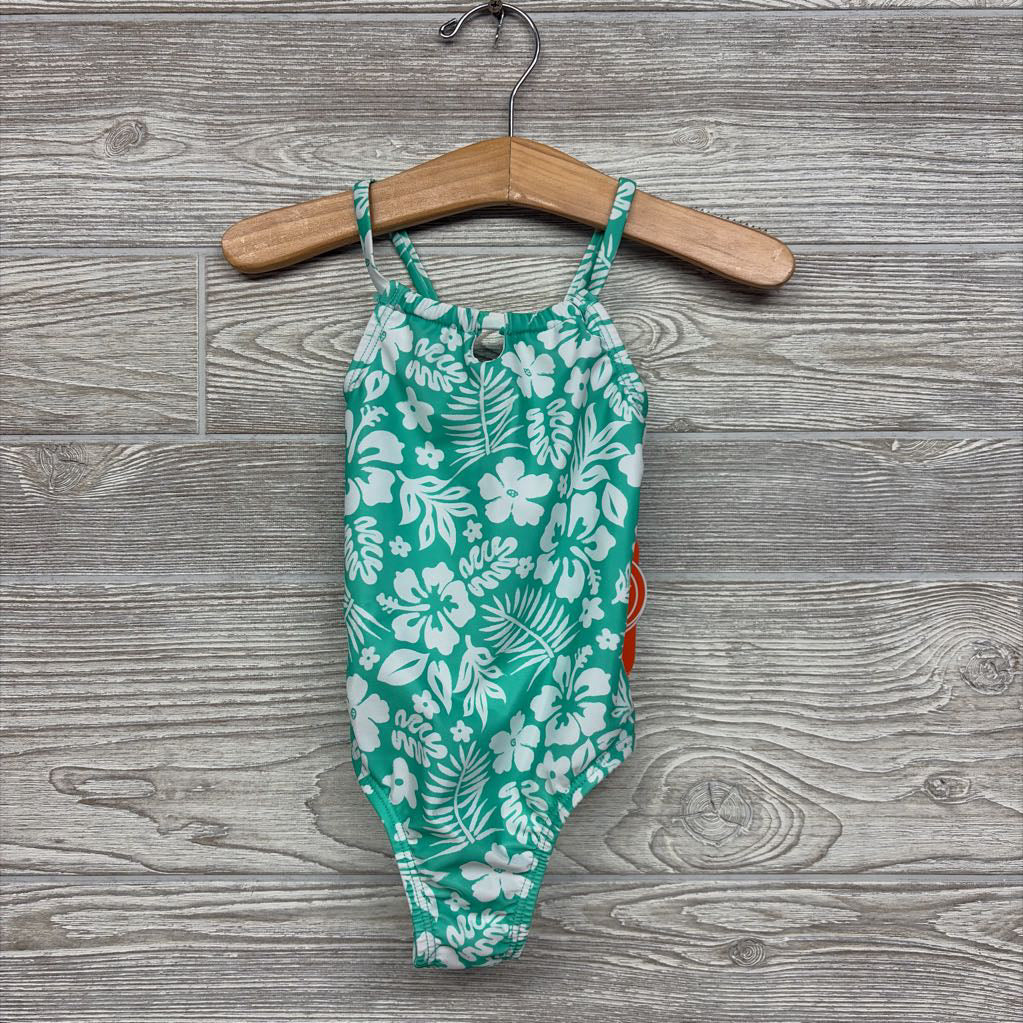 NEW Swimsuit Flowers 2T
