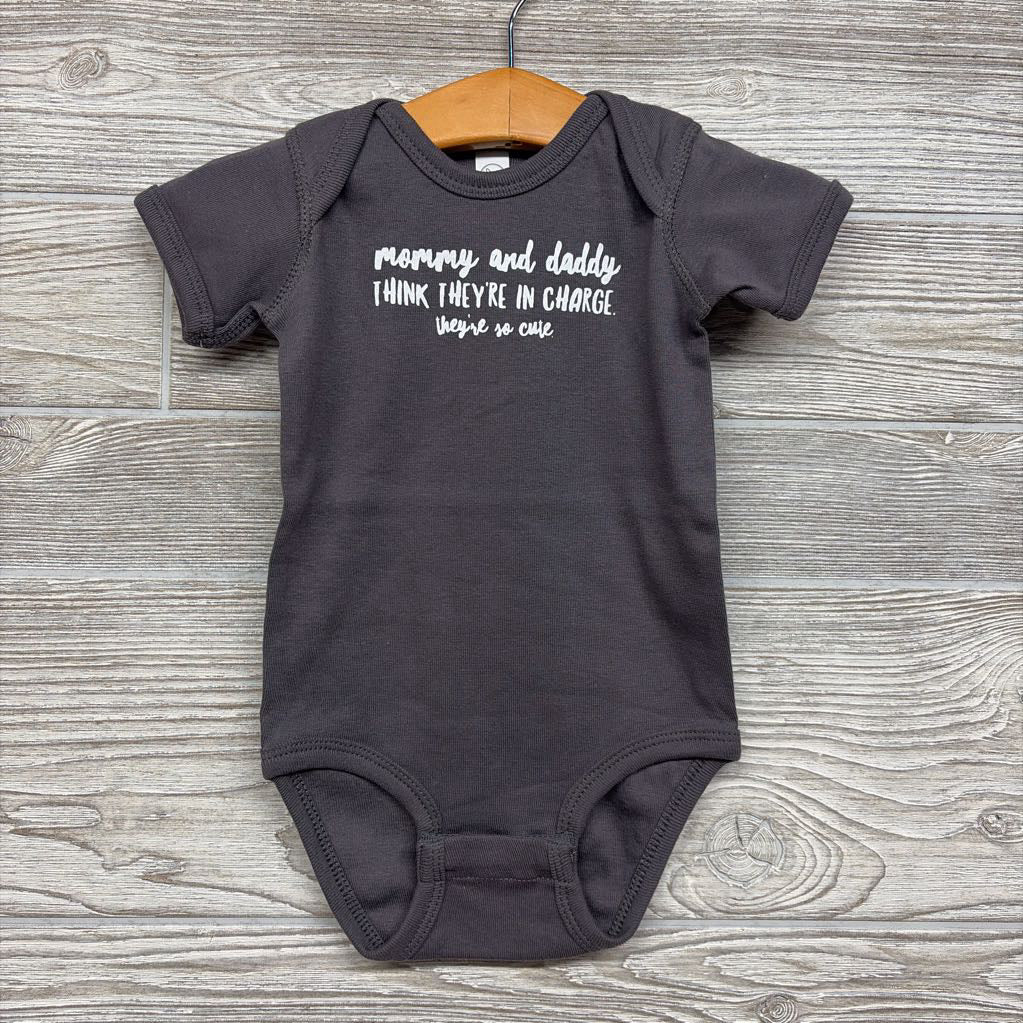 Bodysuit Mommy & Daddy Think They're In Charge 12M