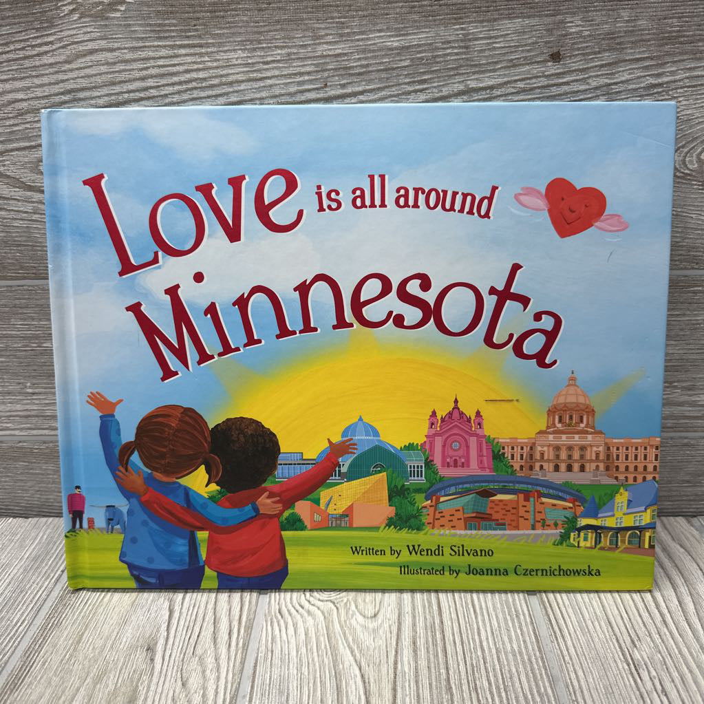 Love Is All Around Minnesota Hardcover Book