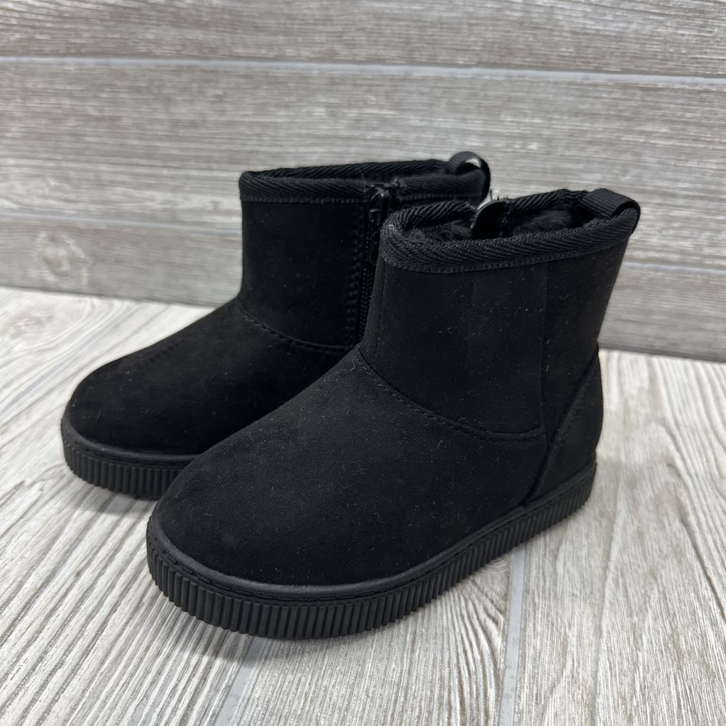 Side Zip Cozy Boots 7c
