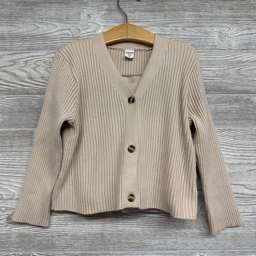 Ribbed Sweater Cardigan & Shorts 6