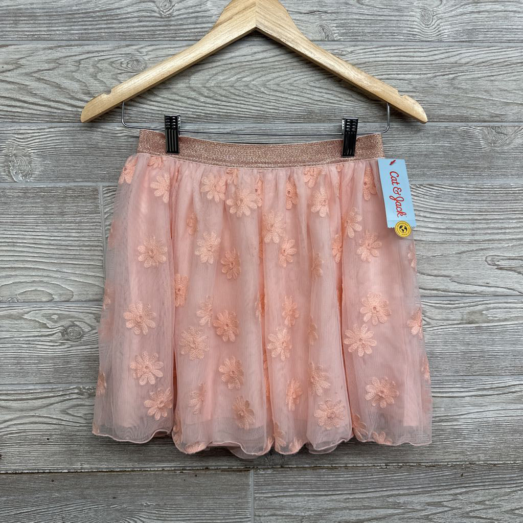 NEW Tulle Skirt Embroidered Flowers 14
