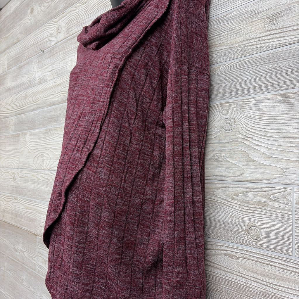 Cowl Neck Hacci Nursing Sweater XL