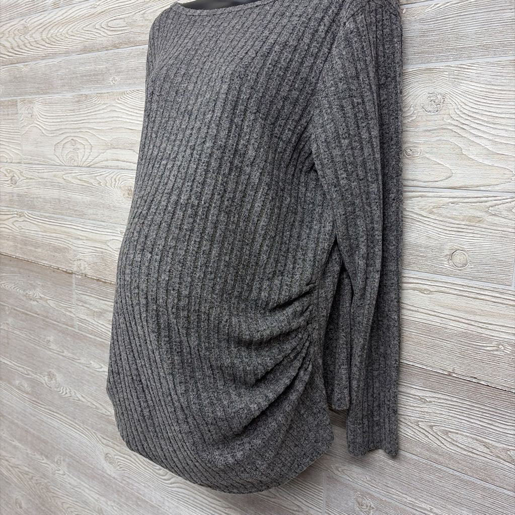 LS Ribbed Hacci Shirt XXL