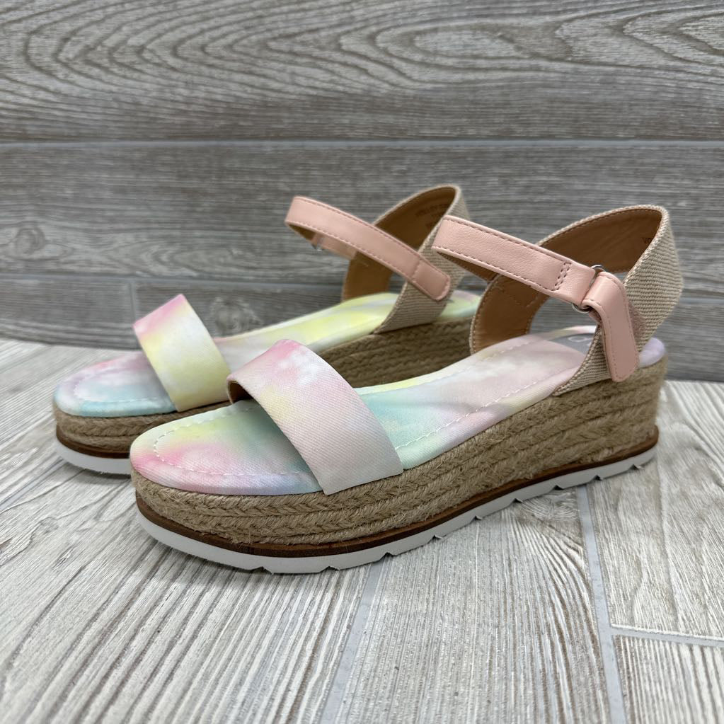 Volley Platform Sandals Tie Dye 4y