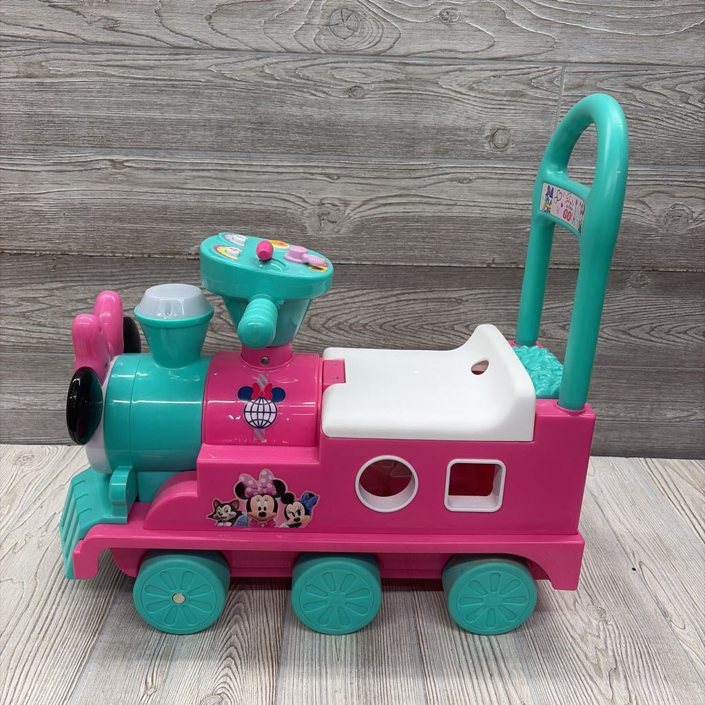 Minnie Mouse Play n Sort Activity Interactive Ride On Train *