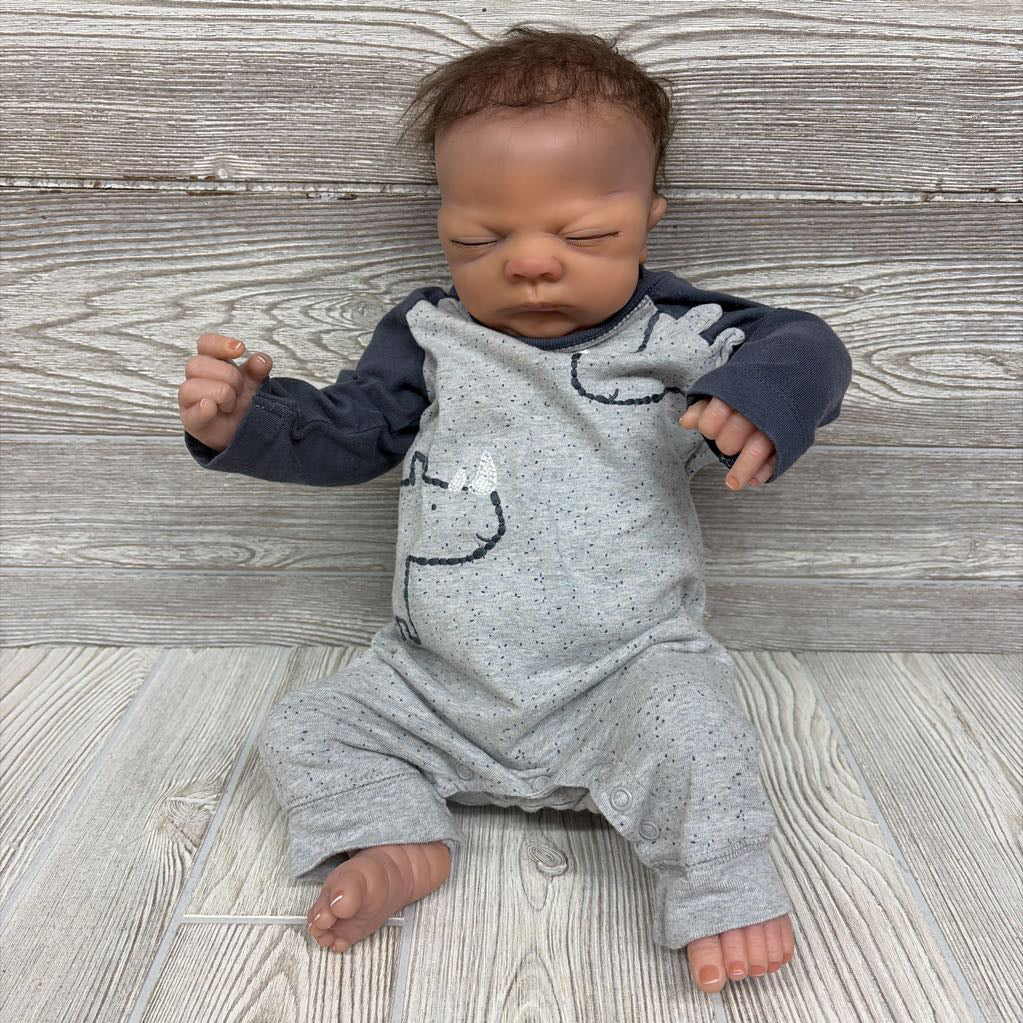 Life Like Baby Doll W/ LS Rhino Outfit