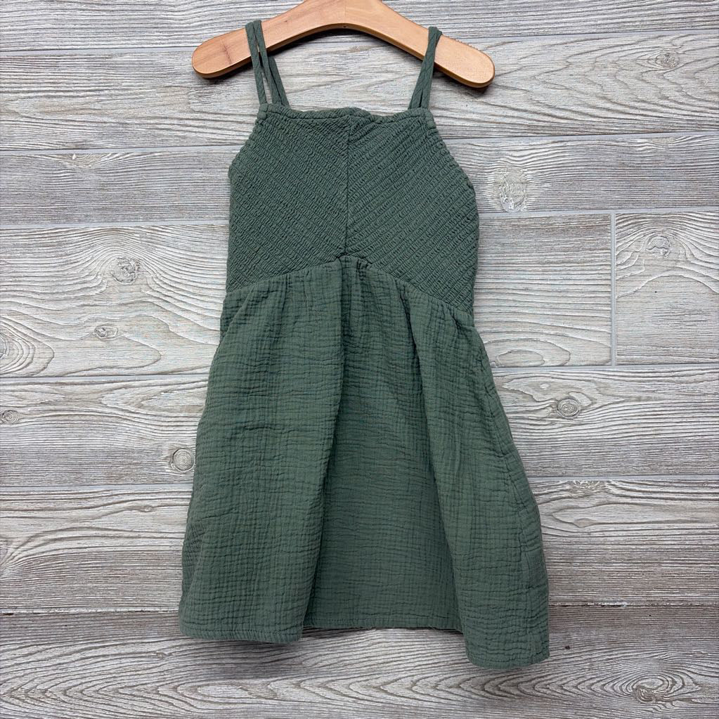 Smocked Tank Muslin Dress 6-6X