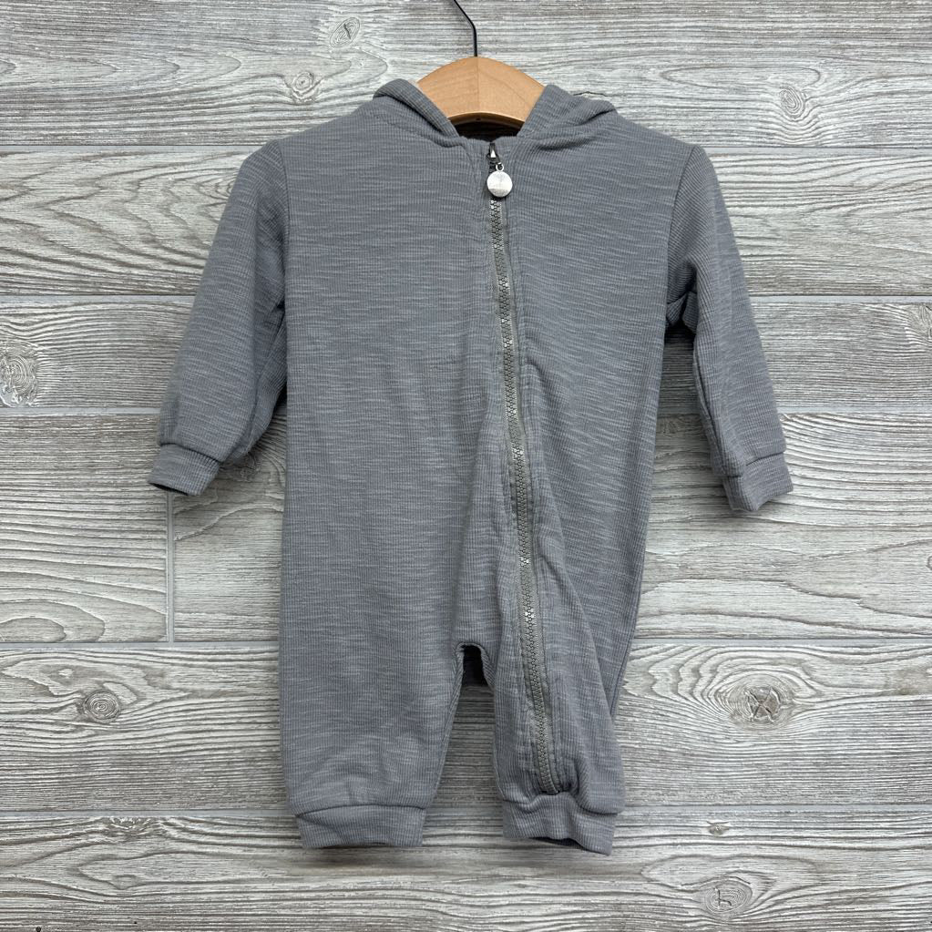 LS Ribbed Outfit W/ Hood 6M