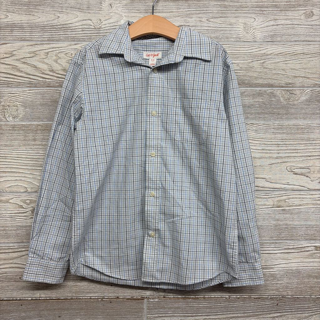 Button Up Dress Shirt Gingham 8