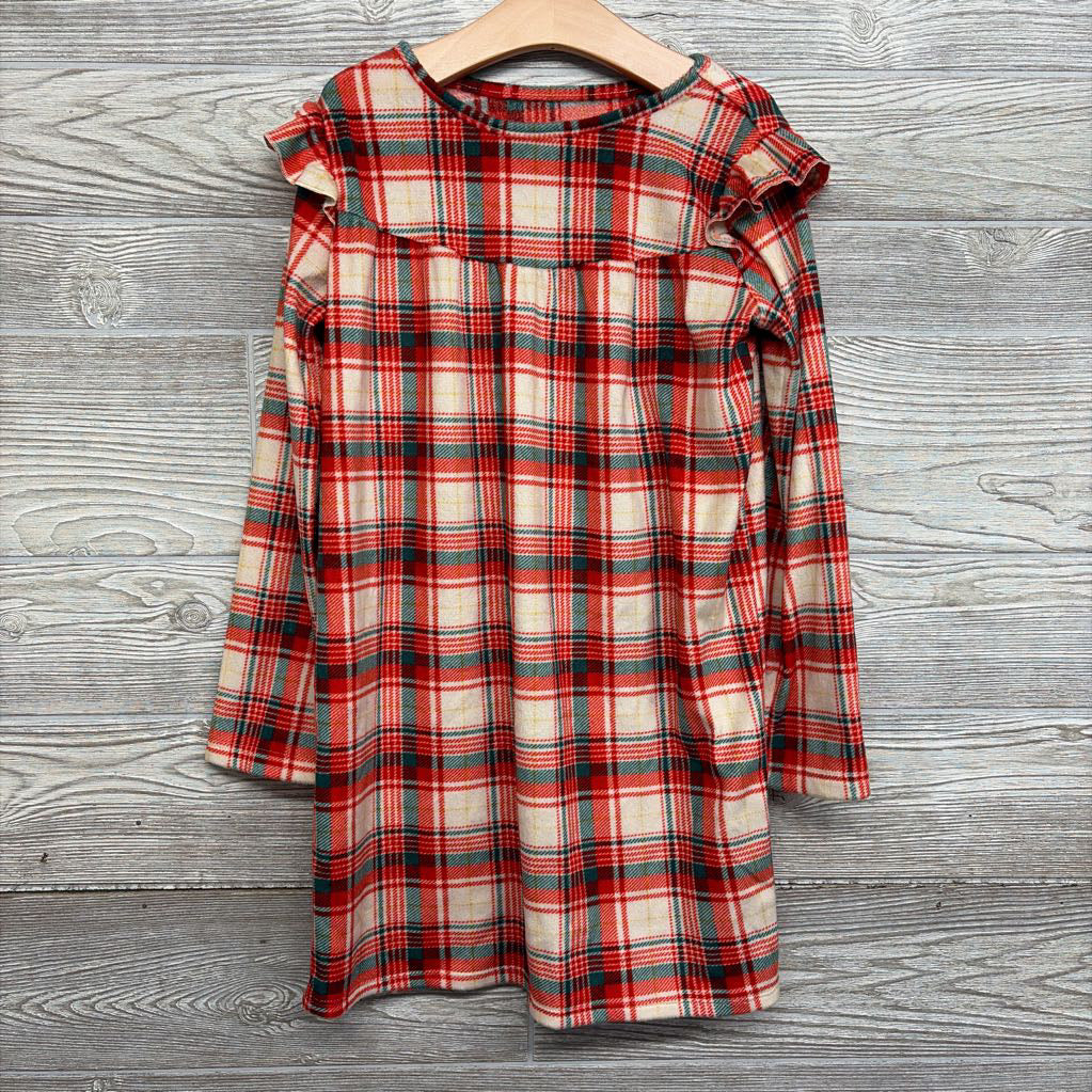 Fleece Pj Gown Plaid 6
