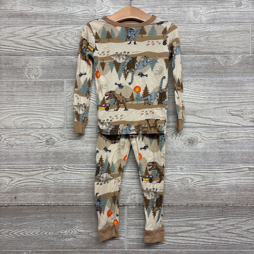 2 Pc Bamboo Pj Dinosaurs 5t