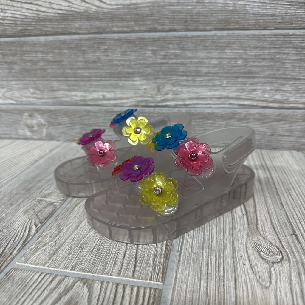 Jelly Sandals Flowers 7c