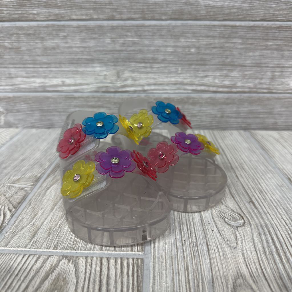 Jelly Sandals Flowers 7c