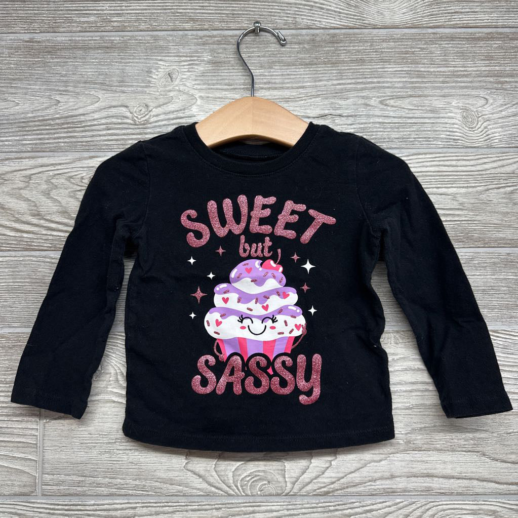 LS Shirt Sweet But Sassy 12-18M