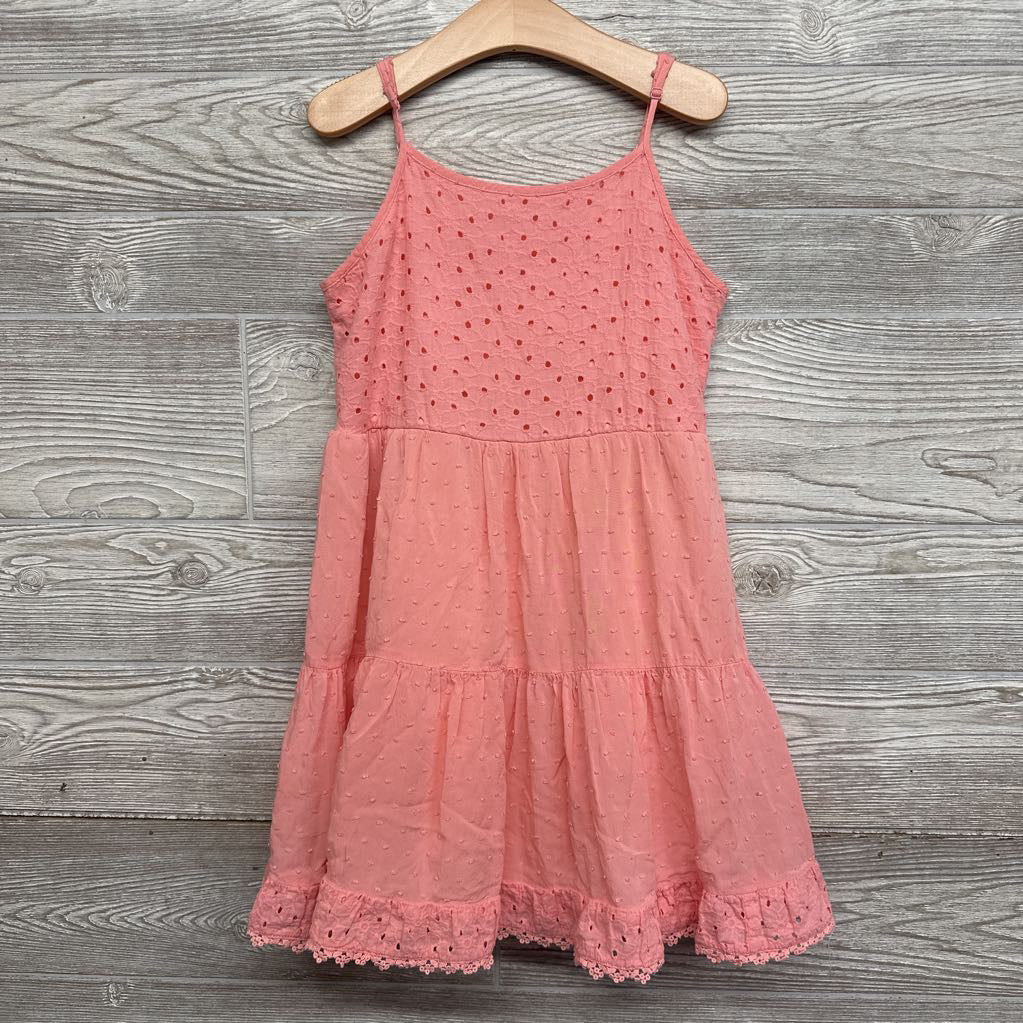 Tank Eyelet Dress Macrame Trim 7-8