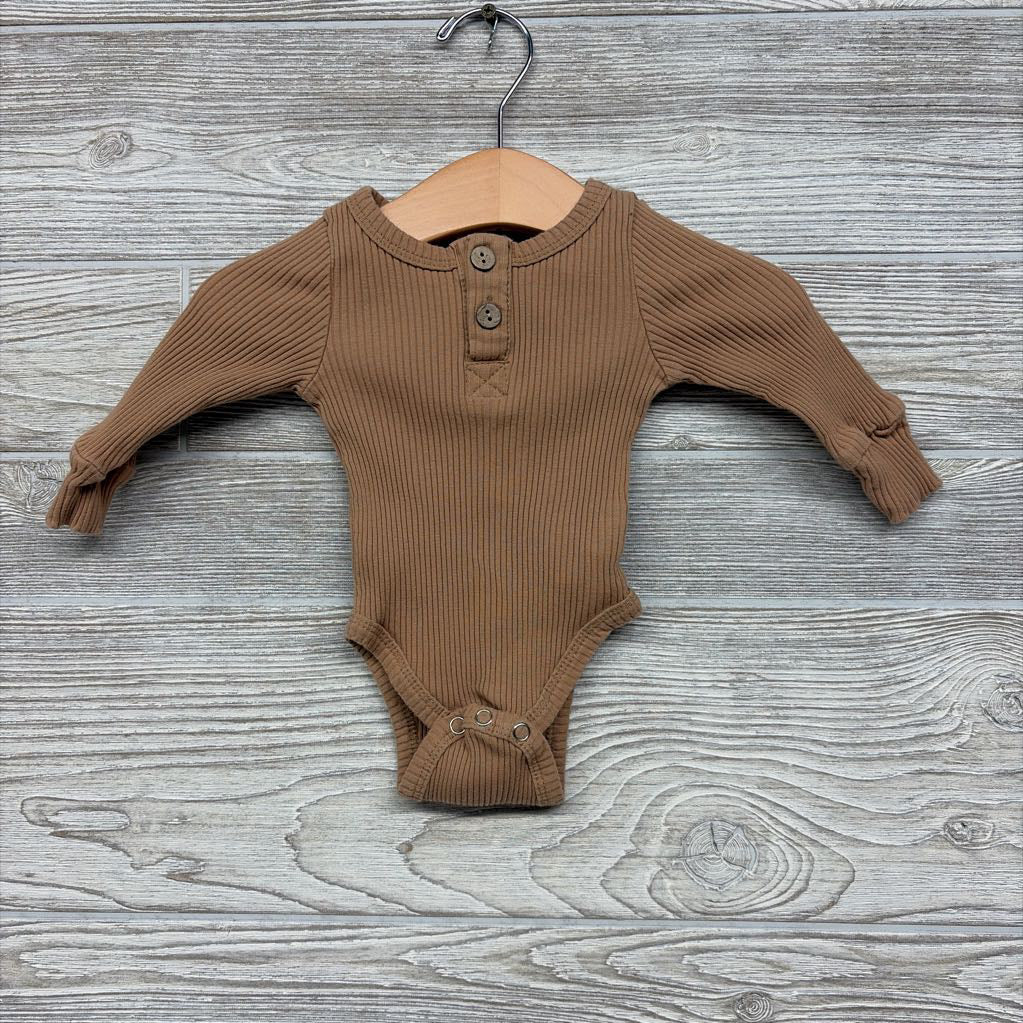 LS Ribbed Henley Bodysuit 3M *