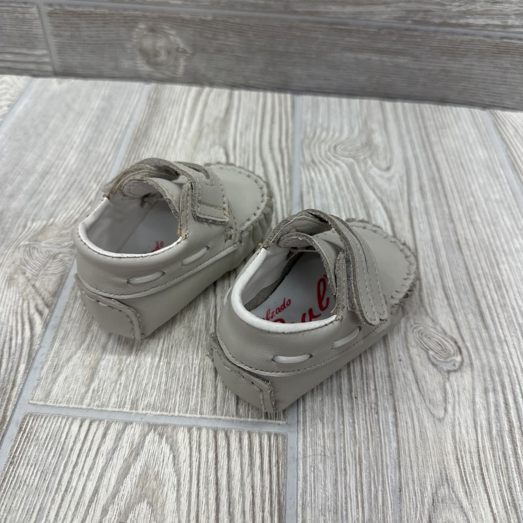 Leather Velcro Loafer Shoes 1c
