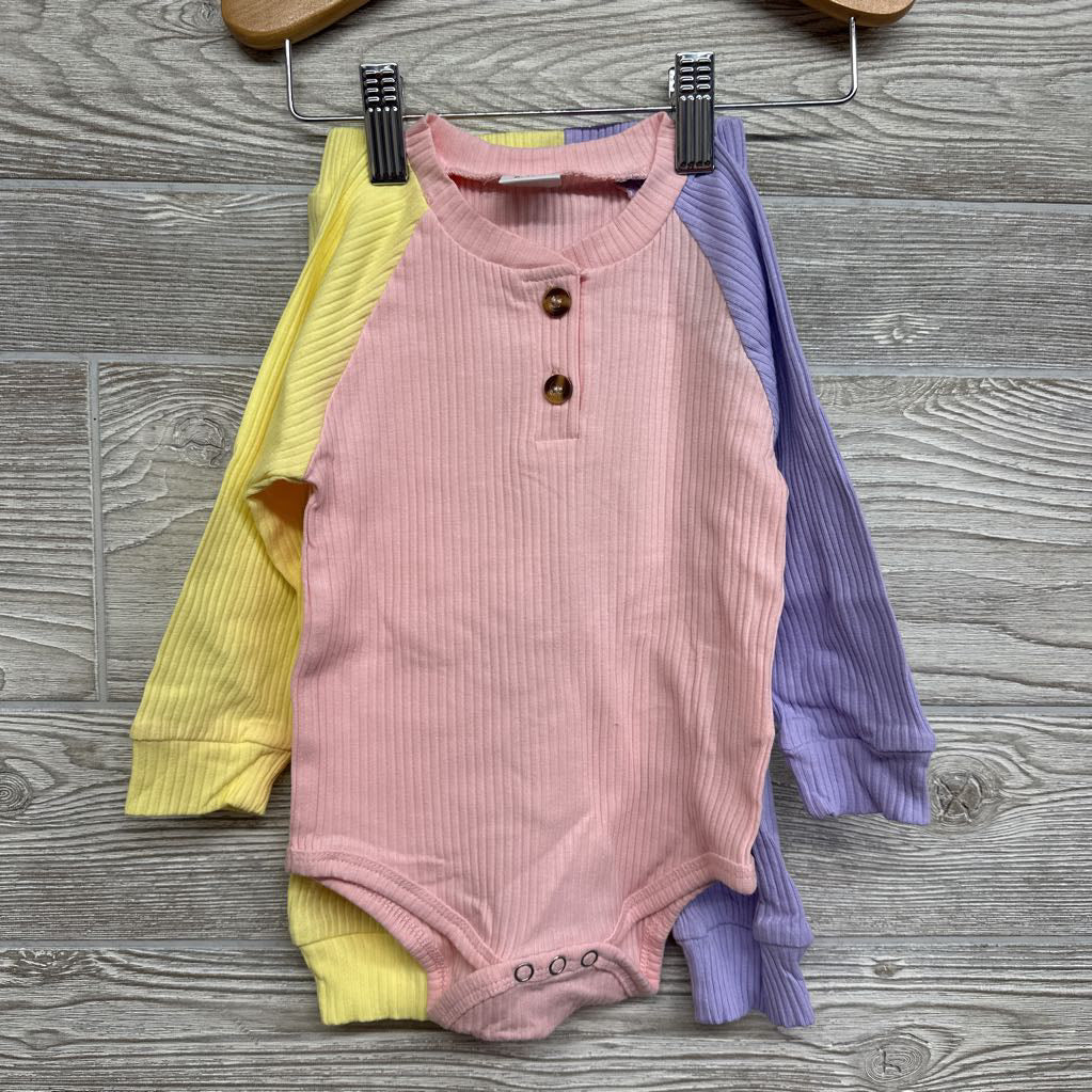 Ribbed Henley Shirt & Pants 6M