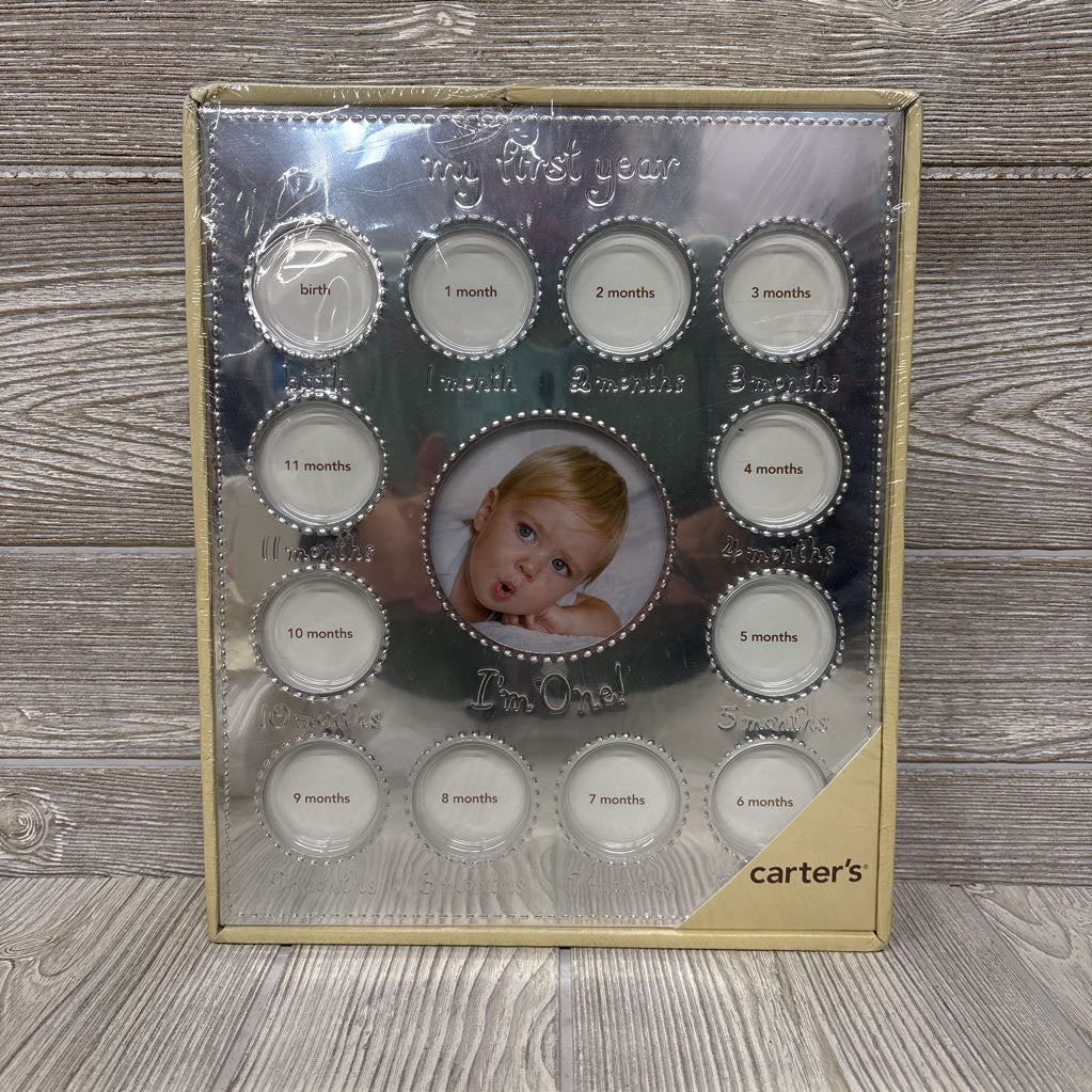 NEW My First Year Picture Frame
