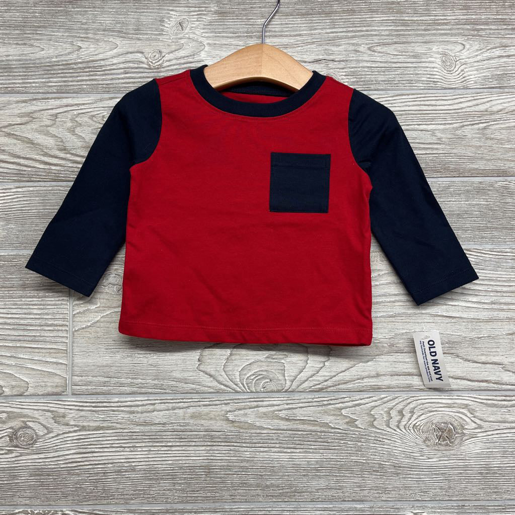 NEW LS Shirt Chest Pocket 6-12M