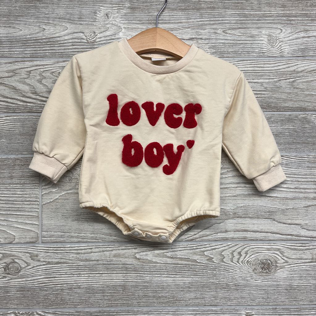 Crewneck Romper Lover Boy 6-12M