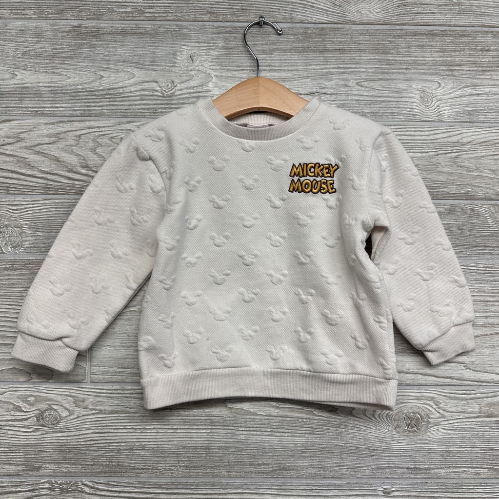 Embossed Crewneck Mickey Mouse 4t