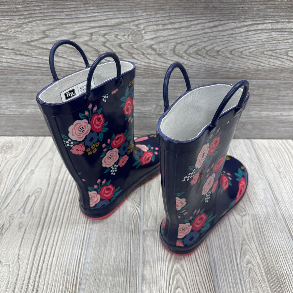 Rain Boots Flowers 2y