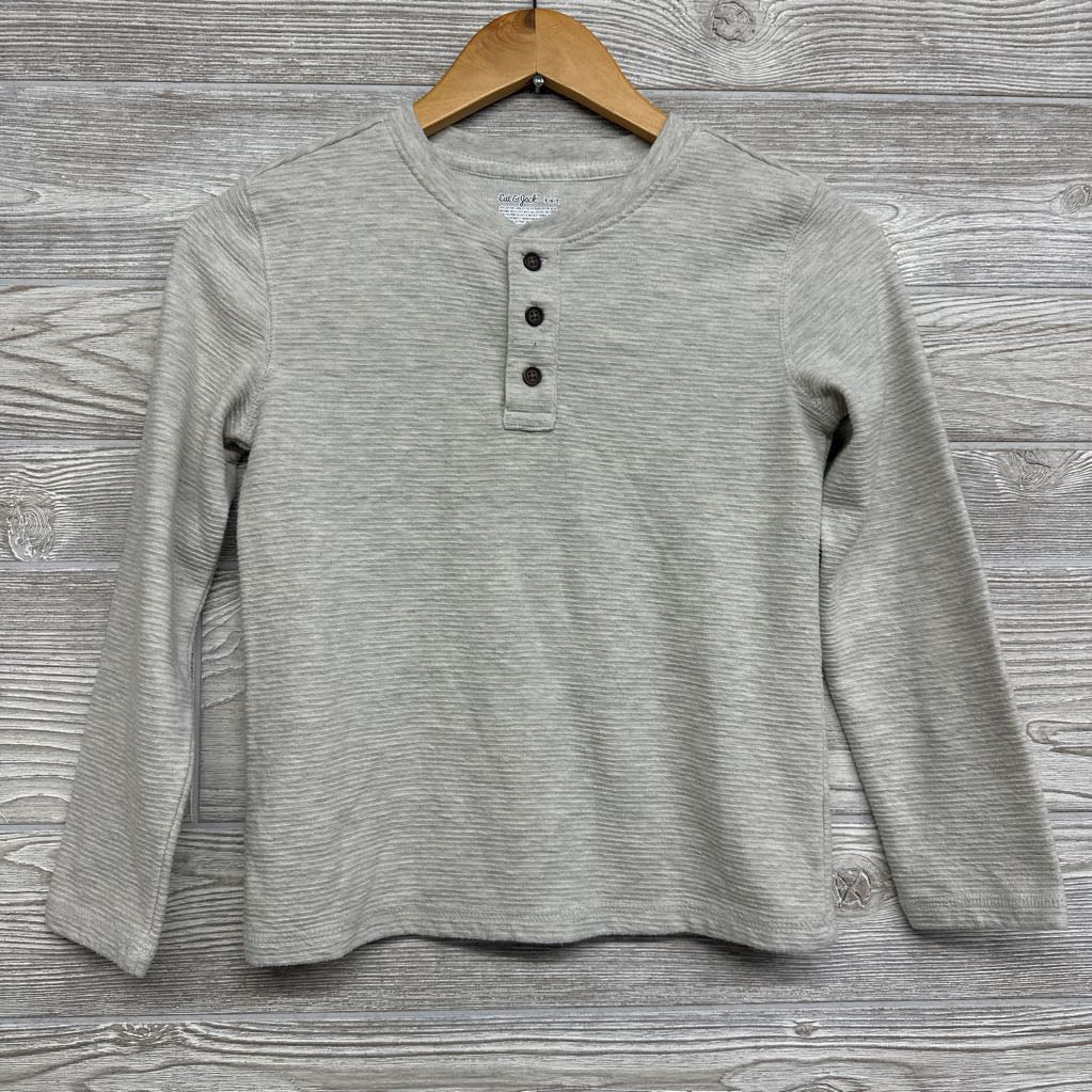 Henley Ribbed Shirt 6-7