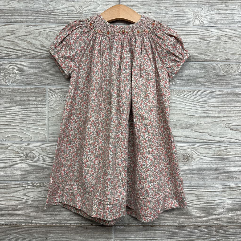 Smocked Baby Doll Dress Flowers* 4