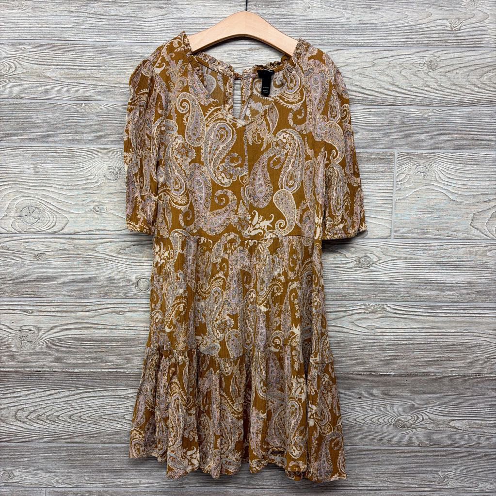 Tiered Dress Paisley & Flowers 10