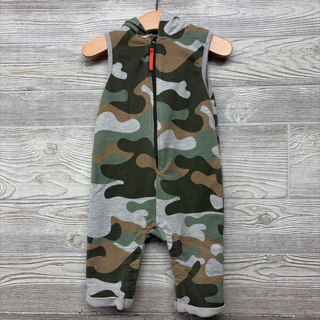 Sleeveless Camo Outfit W/ Hood 18M