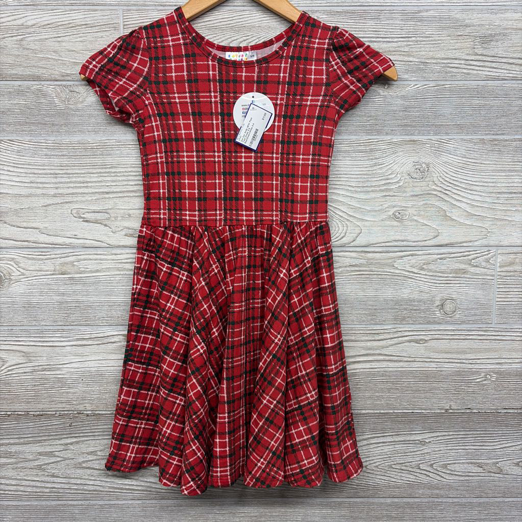 NEW Plaid Twirl Dress 5-6