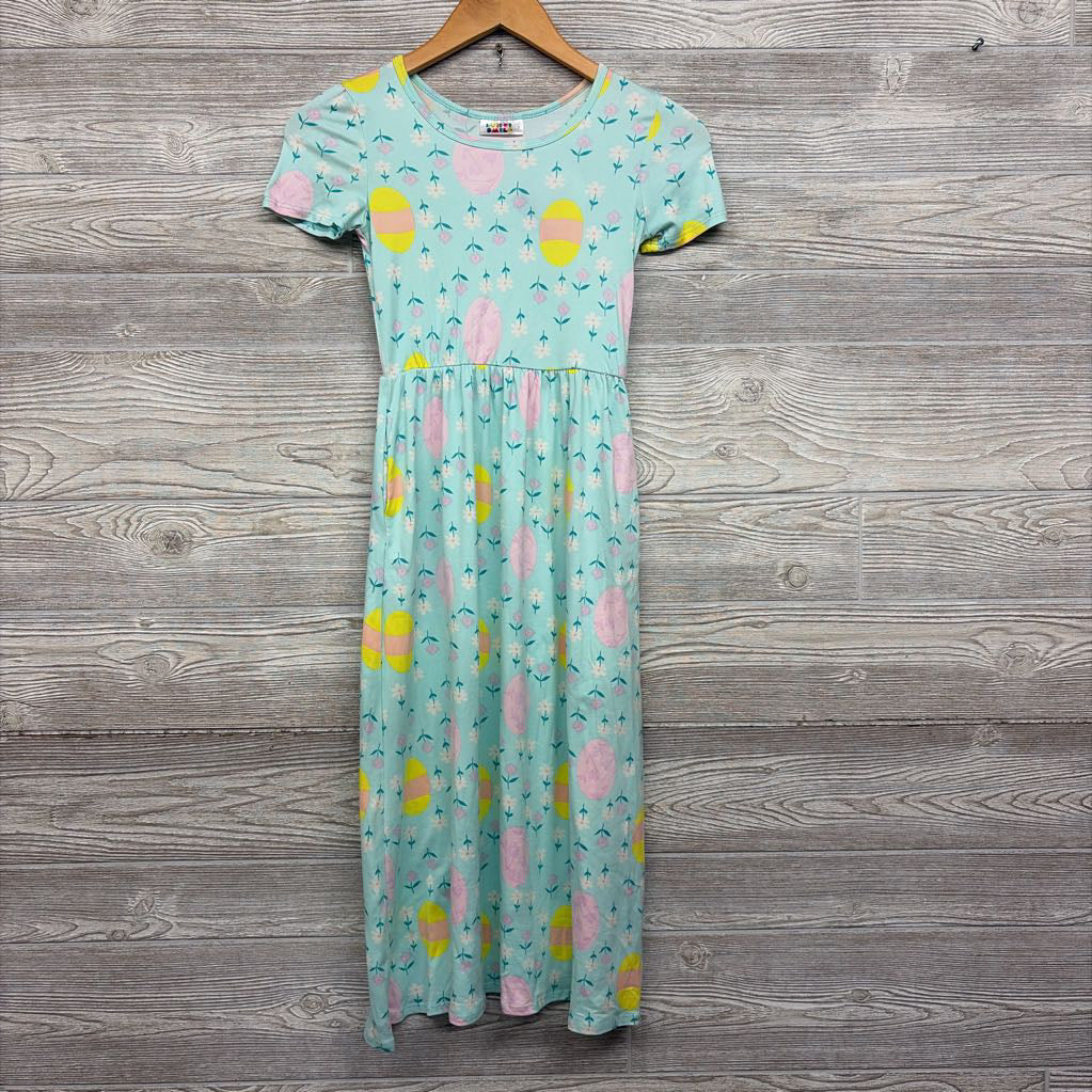 NEW Maxi Dress Flowers Easter Eggs 7