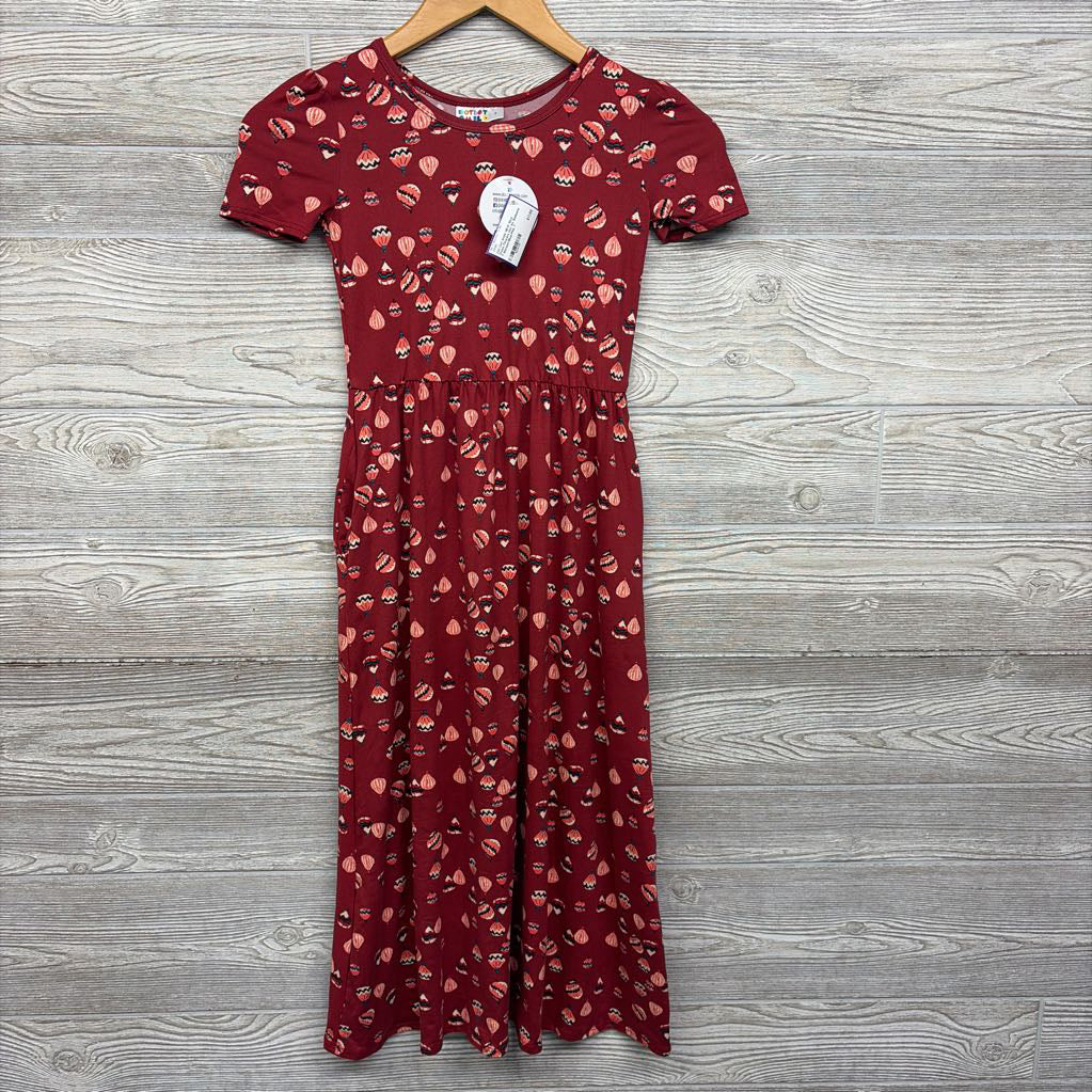 NEW Maxi Dress Flowers Hot Air Balloons 7