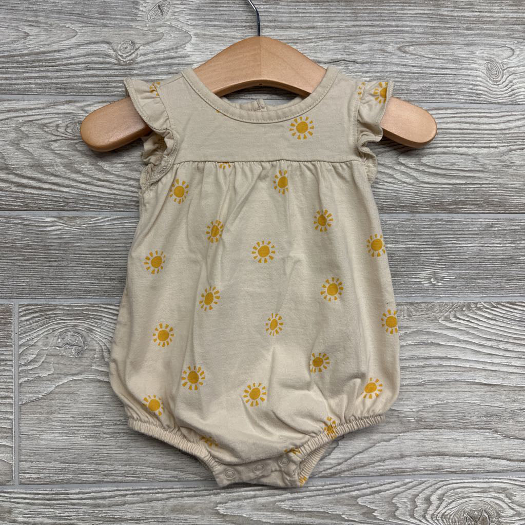 Flutter Sleeve Romper Suns 3-6M