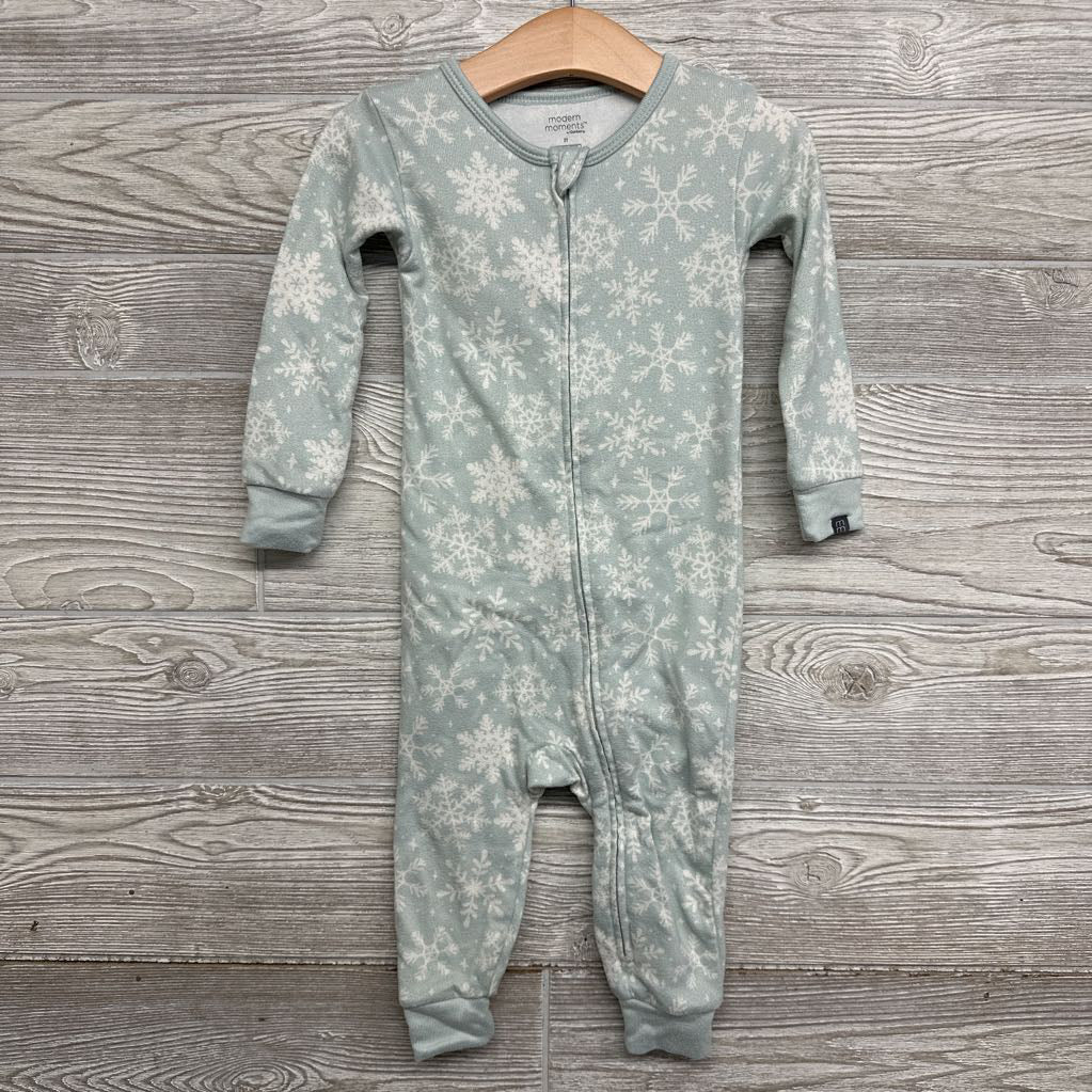 Footless Sleeper Snowflakes 2T